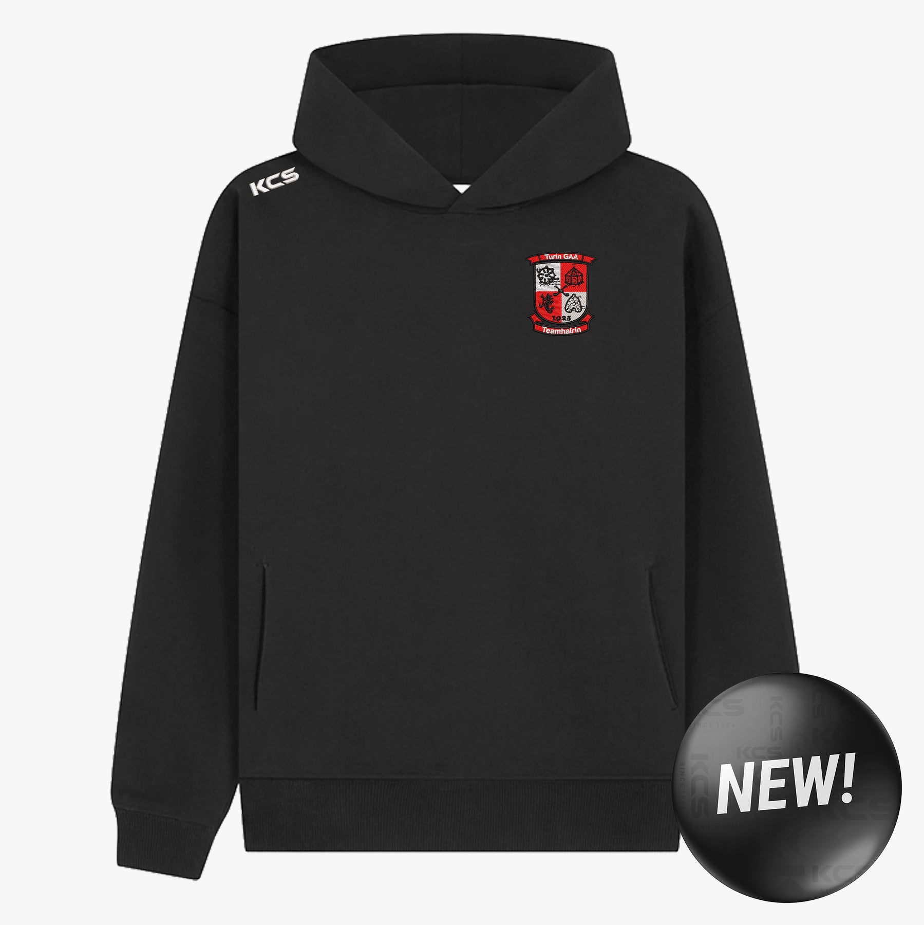 Turin Hurling Club KCS Apollo Relaxed Fit Hoodie - Black