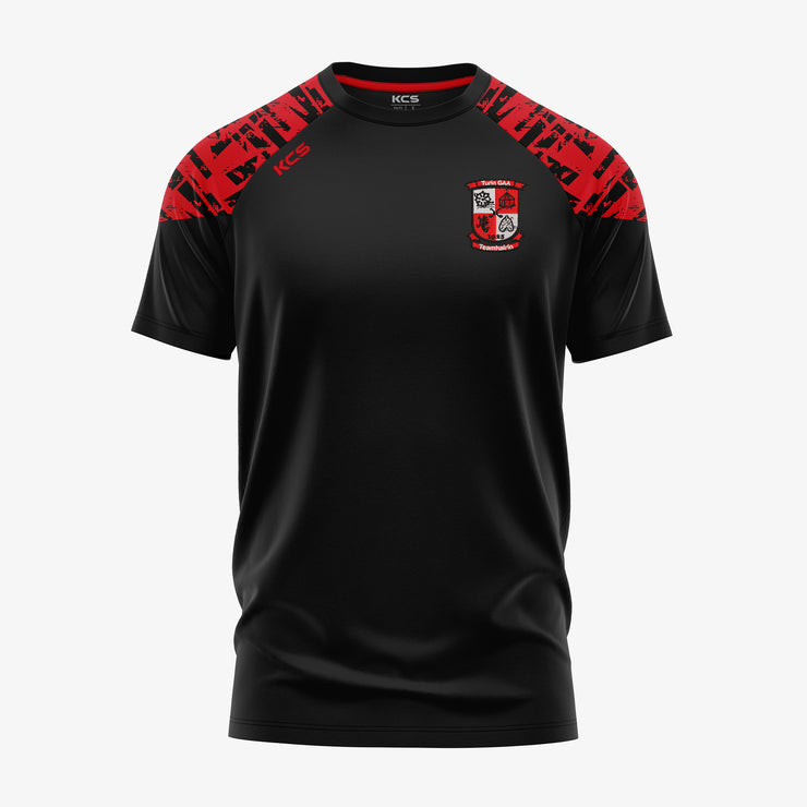 Turin Hurling Club KCS Apollo Tee Black/Red