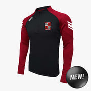 Turin Hurling Club KCS Soul Quarter Zip Top Black/Red