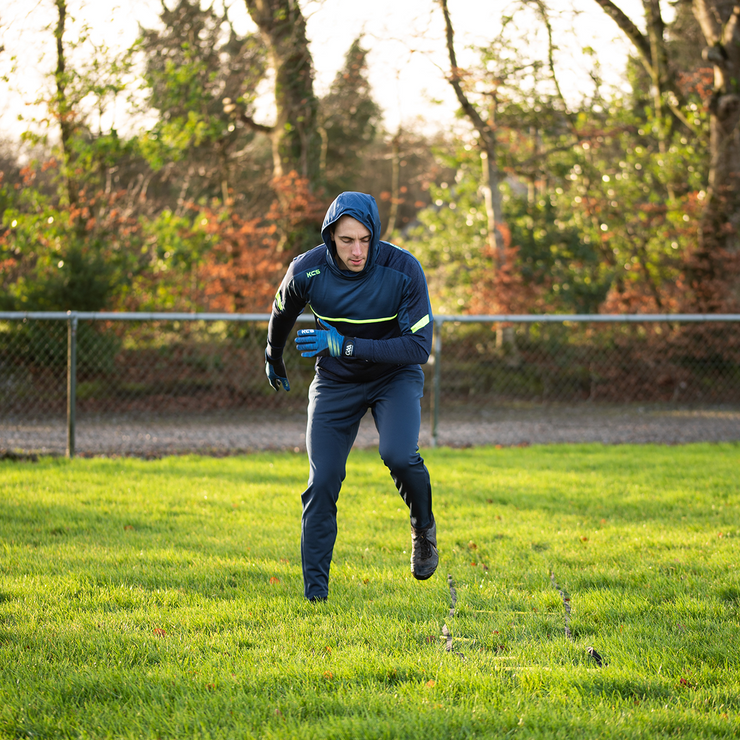 Listowel Emmets LGFA KCS Astro Hoodie- Black, Light Graphite & Fluorescent Lime