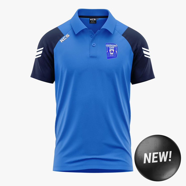 Wandsworth Gaels KCS Soul Polo Shirt Navy/Sky Blue