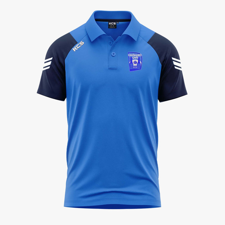 Wandsworth Gaels KCS Soul Polo Shirt Navy/Sky Blue