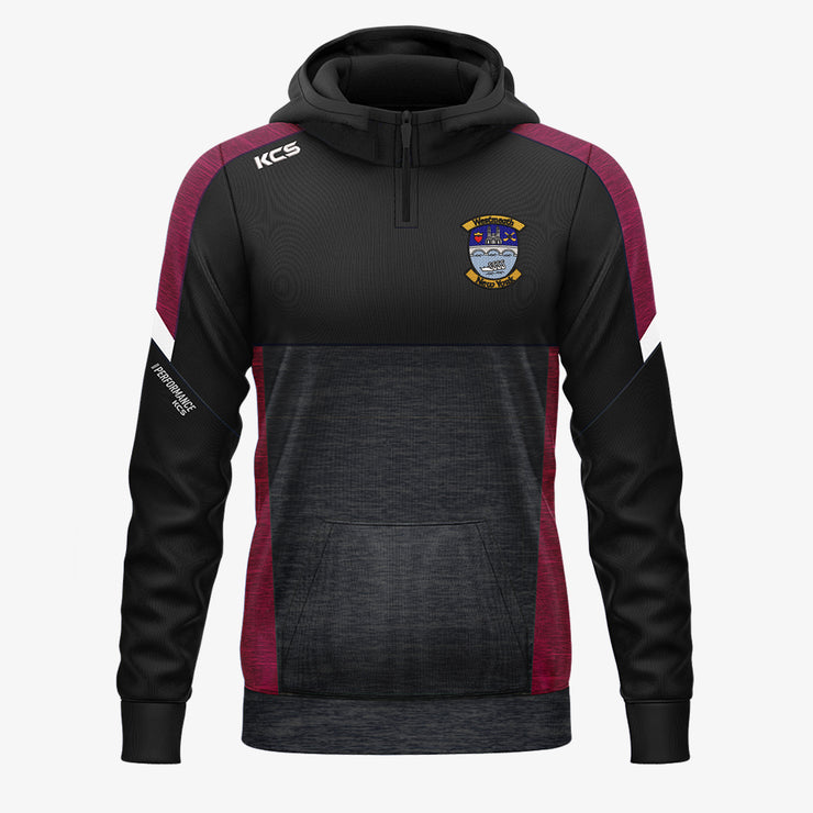 Westmeath GAA New York KCS Helios Half Zip Hoodie Black/Maroon/White