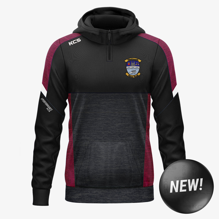 Westmeath GAA New York KCS Helios Half Zip Hoodie Black/Maroon/White