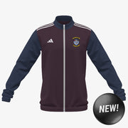 Westmeath Ladies Adidas Club Anthem Zip Navy/Maroon/White