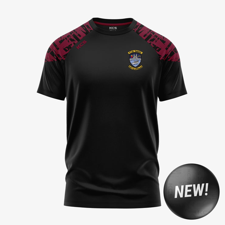 Westmeath Ladies KCS Apollo Tee Black/Maroon