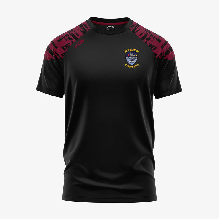 Westmeath Ladies KCS Apollo Tee Black/Maroon