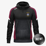 Westmeath Ladies KCS Helios Half Zip Hoodie Black/Maroon/White