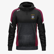 Westmeath Ladies KCS Helios Half Zip Hoodie Black/Maroon/White