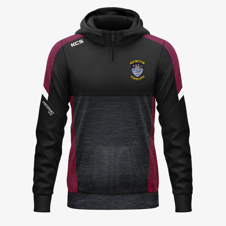 Westmeath Ladies KCS Helios Half Zip Hoodie Black/Maroon/White