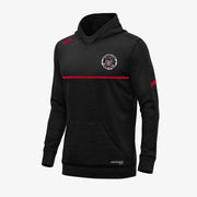 Streamstown Cycling Club KCS Astro V2 Hoodie Black-Black Melange-Solid Red