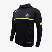Ballintubber GAA KCS Astro Hoodie- Black, Light Graphite & Fluorescent Lime