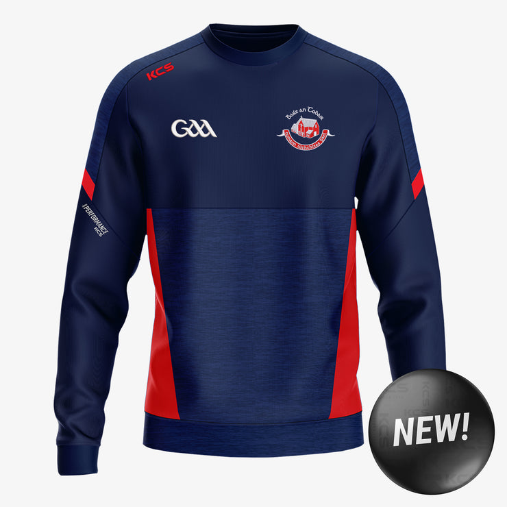 Ballintubber GAA KCS Helios Crew Neck Top Navy/Red