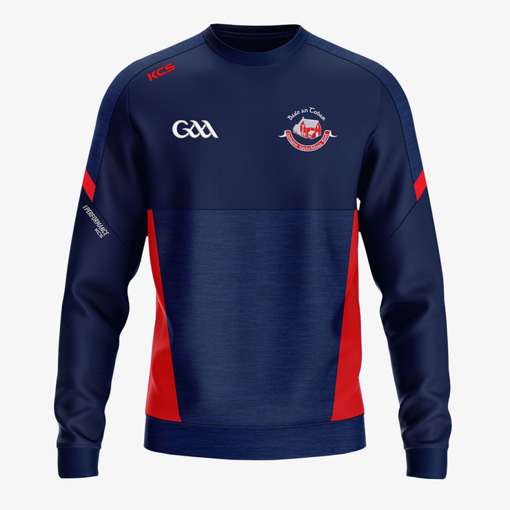 Ballintubber GAA KCS Helios Crew Neck Top Navy/Red