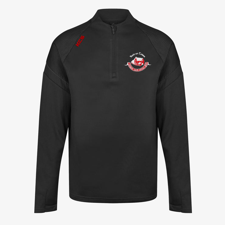 Ballintubber GAA Club Shop KCS Kinova Quarter Zip Top Black/Black