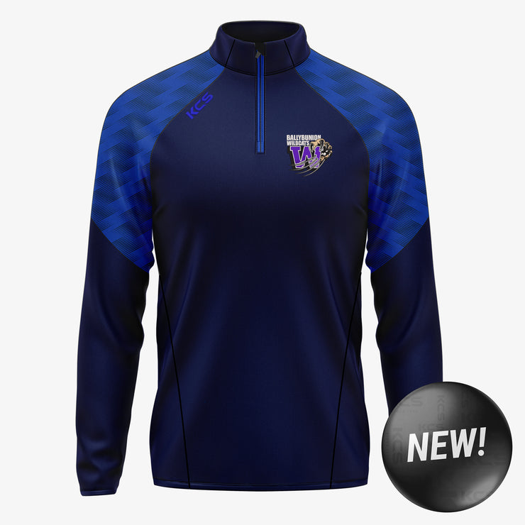 Ballybunion Wildcats KCS Luna Quarter Zip Top Navy/Royal