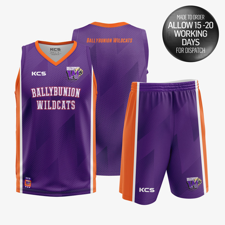 Ballybunion Wildcats Home Basketball Kit