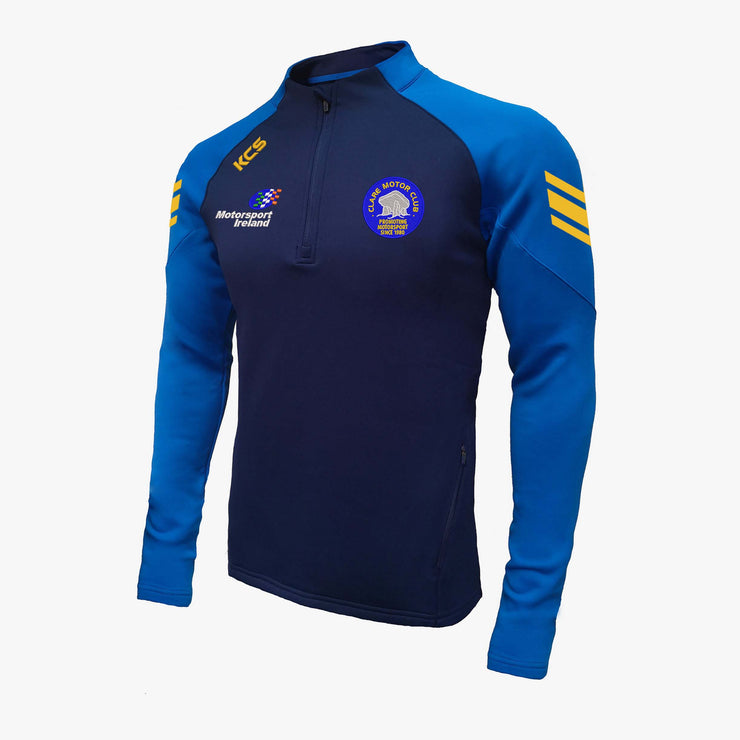 Clare Motor Club KCS Soul Quarter Zip Top Navy/Royal Blue