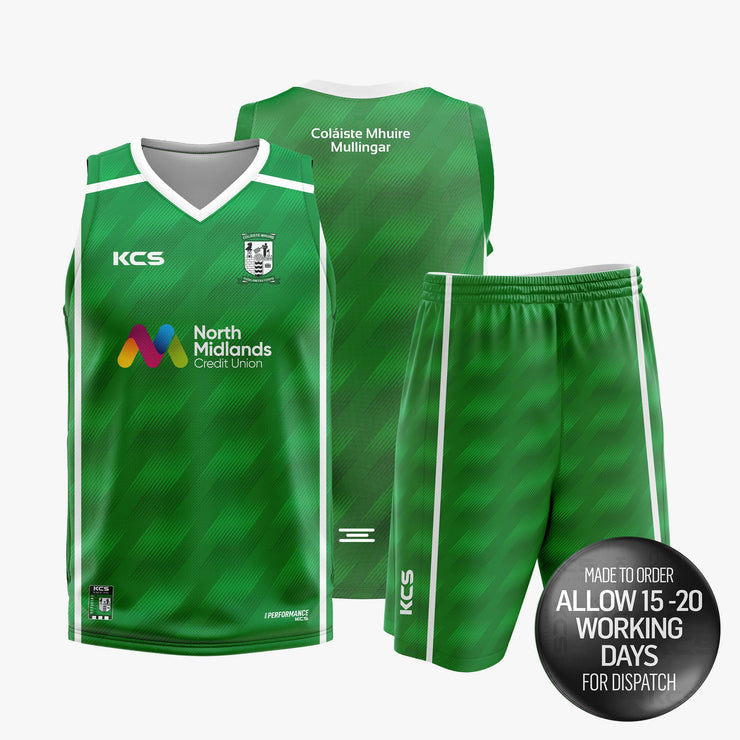 Colaiste Mhuire Mullingar Home Basketball Kit