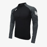 KCS Soul Quarter Zip Top Black/Graphite
