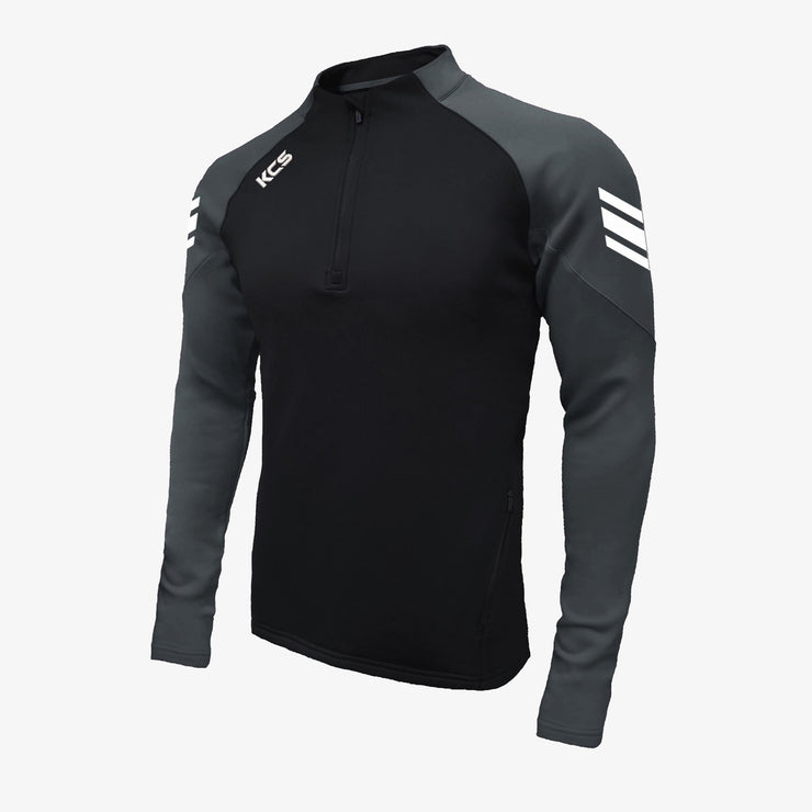 KCS Soul Quarter Zip Top Black/Graphite