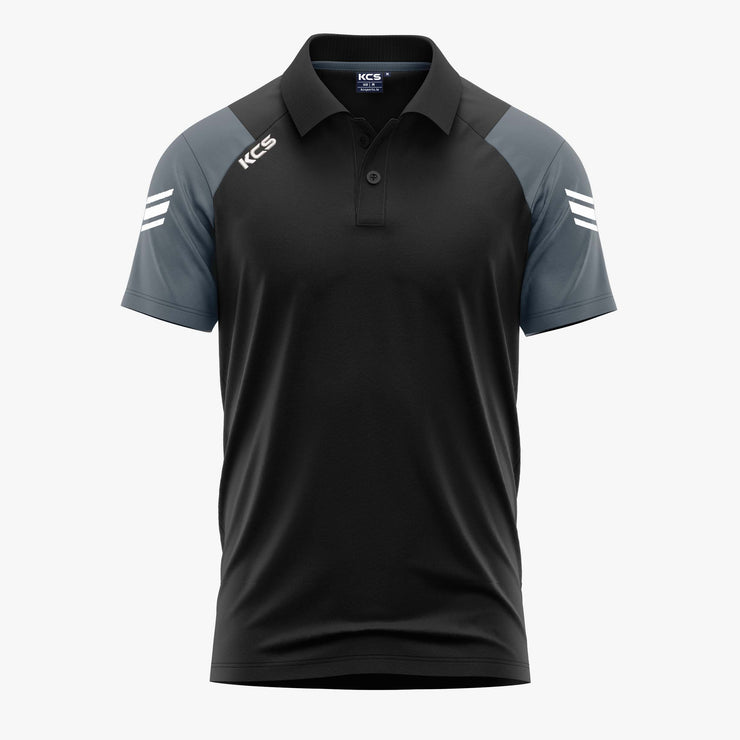 KCS Soul Polo Shirt Black/Graphite