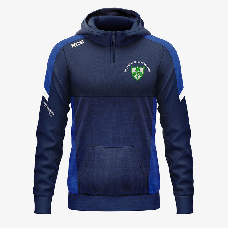 Brownstown Hurling Club KCS Helios Half Zip Hoodie Navy/Royal/White