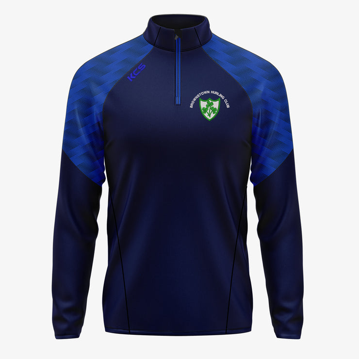 Brownstown Hurling Club KCS Luna Quarter Zip Top Navy/Royal