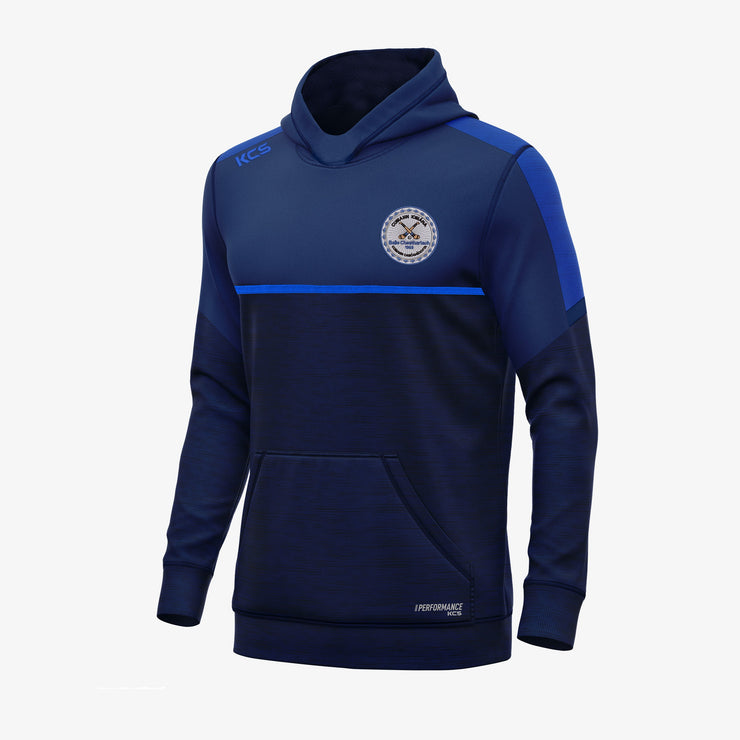 Carlow Town Hurling and Camogie Club KCS Astro V2 Hoodie Navy-Oxford Navy Melange-Royal Blue Melange