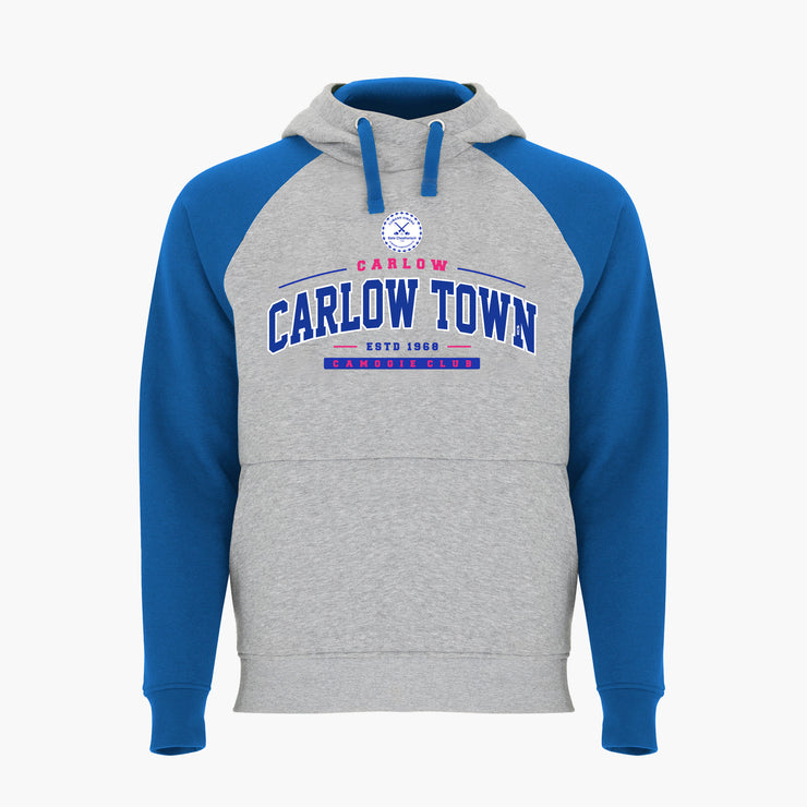 Carlow Town Camogie Club Detroit Hoodie / Royal Blue / Melange Grey