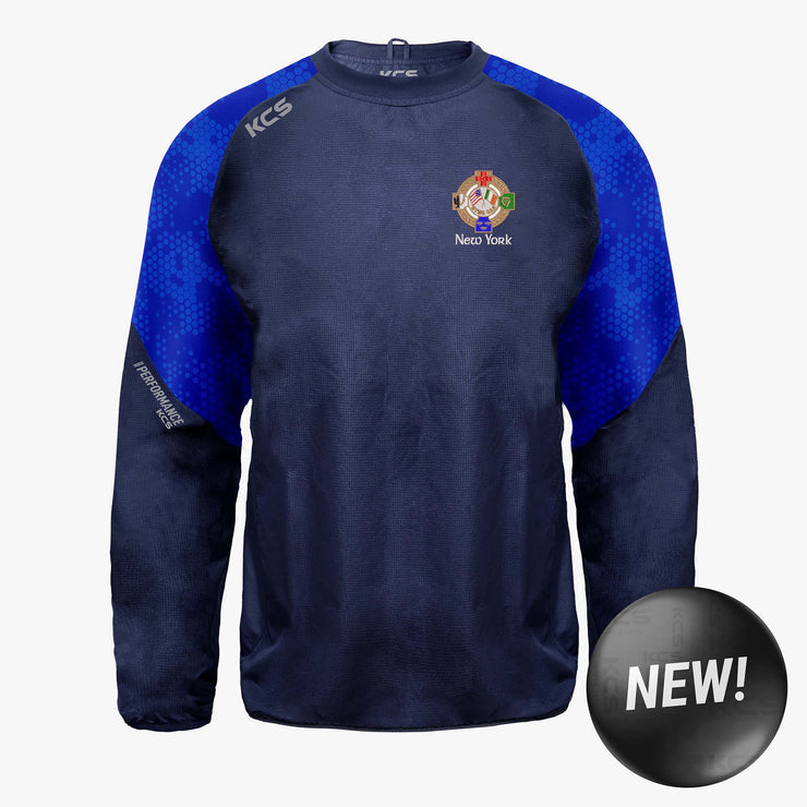 New York GAA KCS Focus Windcheater Navy/Royal