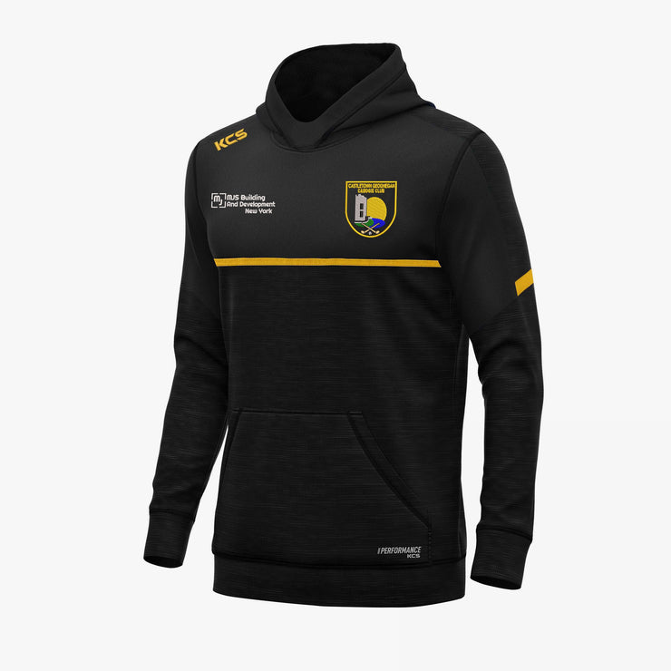 Castletown Geoghegan Camogie Club KCS Astro V2 Hoodie Black-Black Melange-Solid Amber Gold