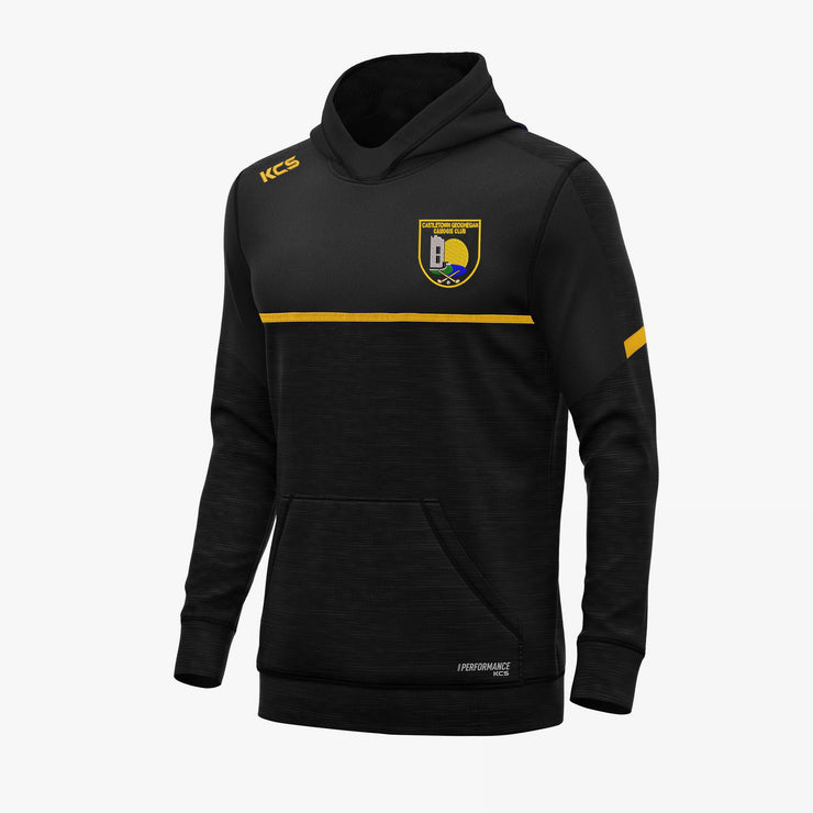 Castletown Geoghegan Camogie Club KCS Astro V2 Hoodie Black-Black Melange-Solid Amber Gold