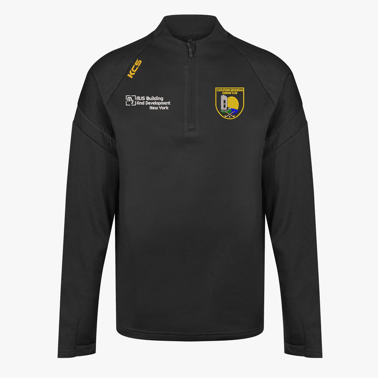 Castletown Geoghegan Camogie Club KCS Kinova Quarter Zip Top Black/Black