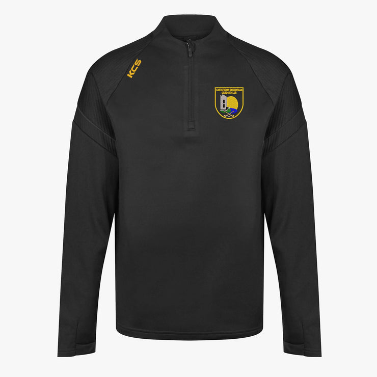 Castletown Geoghegan Camogie Club KCS Kinova Quarter Zip Top Black/Black