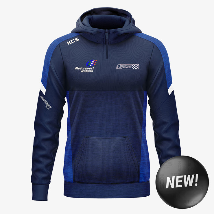 Cavan Motor Club KCS Helios Half Zip Hoodie Navy/Royal/White