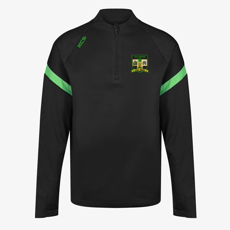 Cill Óige GAA KCS Kinova Quarter Zip Top Black/Green