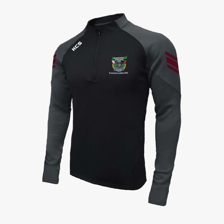 Cromane LGFA KCS Soul Quarter Zip Top - Black / Graphite