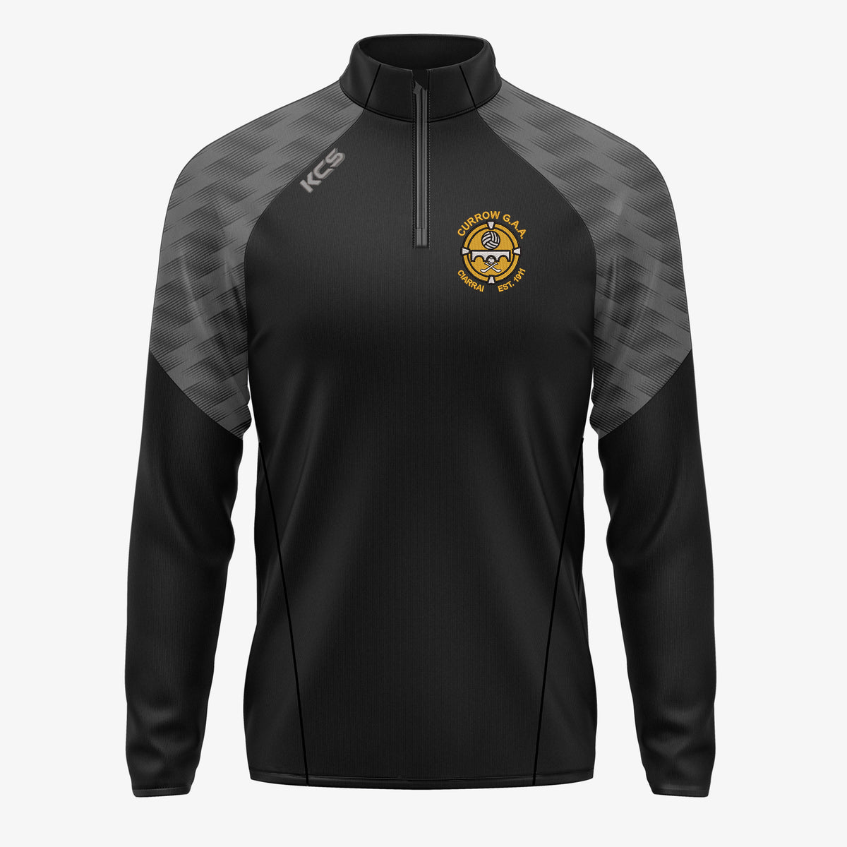 Currow GAA KCS Luna Quarter Zip Top - Black / Graphite