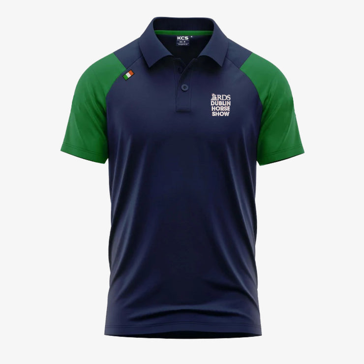 Dublin Horse Show KCS Soul Polo Shirt Navy/Green