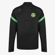 Ferbane Belmont GAA KCS Kinova Quarter Zip Top Black/Green