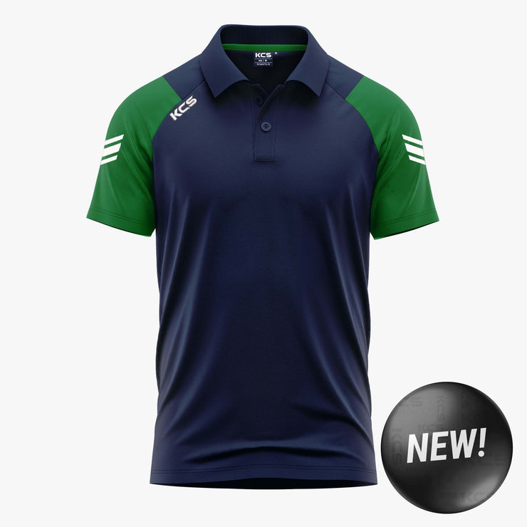 KCS Soul Polo Shirt Navy/Green