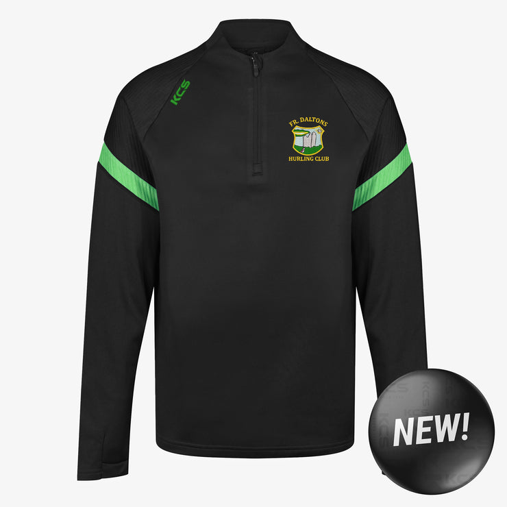 Fr. Daltons Hurling Club KCS Kinova Quarter Zip Top Black/Green