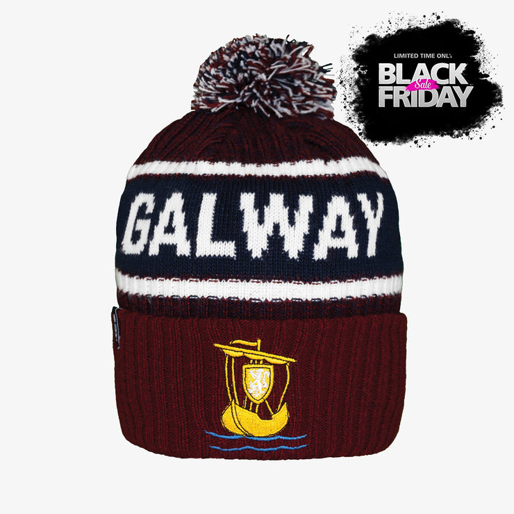 KCS County Galway NFL Bobble Hat 2 Pack