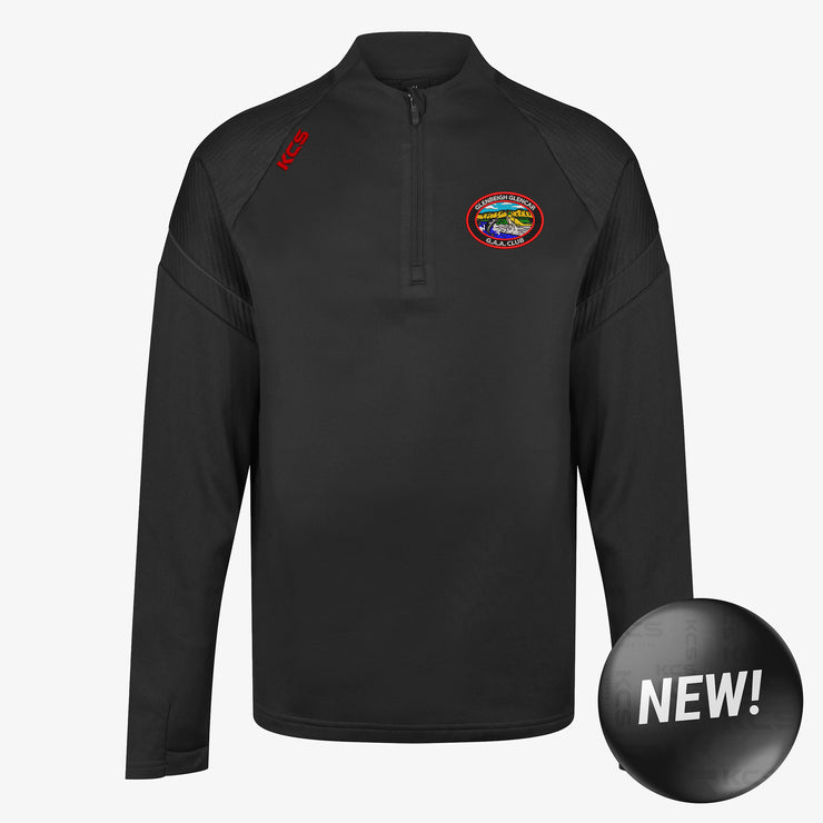 Glenbeigh Glencar GAA KCS Kinova Quarter Zip Top Black/Black