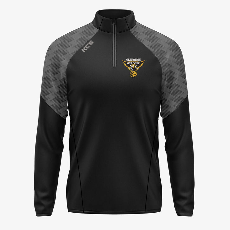 Glenbeigh Falcons Basketball KCS Luna Quarter Zip Top Black/Graphite