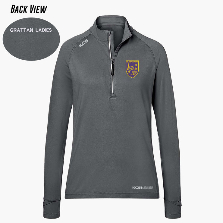 Grattan Ladies Longford KCS Ladies Core Club Half Zip - Carbon