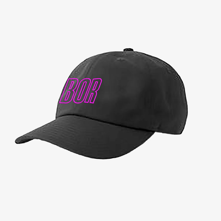 James “BOR” Doyle - Dad Hat with Pink Embroidered Logo