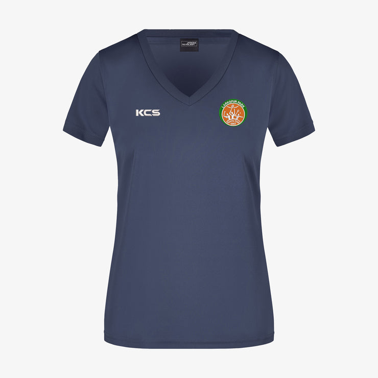 Larkspur Park Sports Club - Cashel Ladies Vneck Tshirt Navy