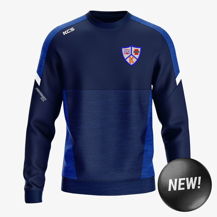 Keel GAA KCS Helios Crew Neck Top Navy/Royal/White